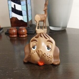 Vintage 1970s Dog Shaped Glasses Holder.-"Spectacle Spaniel"